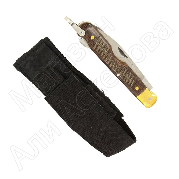 Складной нож Авиационный ИЛ (сталь 65Х13, рукоять текстолит, мультитул)