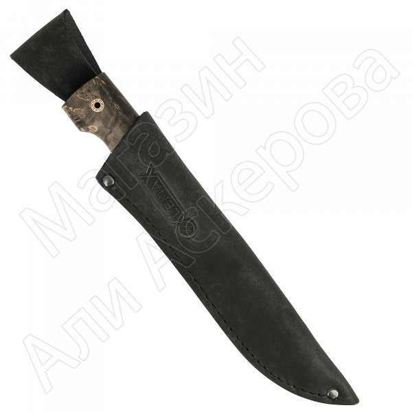 Нож Финский (сталь Elmax, рукоять стабилизированная карельская береза)