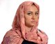 Арабский шелковый палантин премиум качества "Хрустальный жоржет" светло-розовый