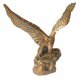 Подарочная статуэтка ручной работы "Кавказский орел" обожженная глина