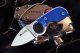 Шейный нож Amigo Z (сталь AUS-8 Satin, рукоять G10 Blue)