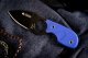 Шейный нож Amigo Z (сталь D2 Black, рукоять G10 Blue)