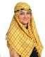 Стильная арабская куфия "Пески фараона" с кистями из натурального хлопка