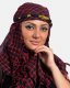 Стильная арабская куфия "Затмение солнца" с кистями