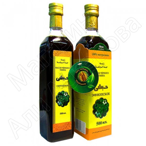 Натуральное масло черного тмина "Речь Посланников" Эфиопское 500 мл Аль-Ругуж (в стекле)