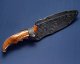 Кизлярский нож туристический Беркут с резной ручкой