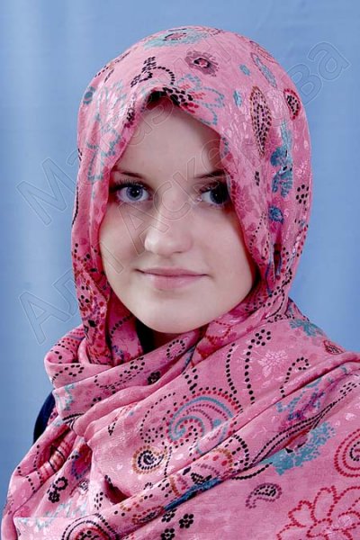 Мусульманский шелковый шарф премиум качества с набивным купоном