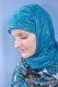 Мусульманский шифоновый шарф премиум качества "Нежное упование"