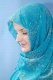 Мусульманский шелковый платок премиум качества "Звездное небо"
