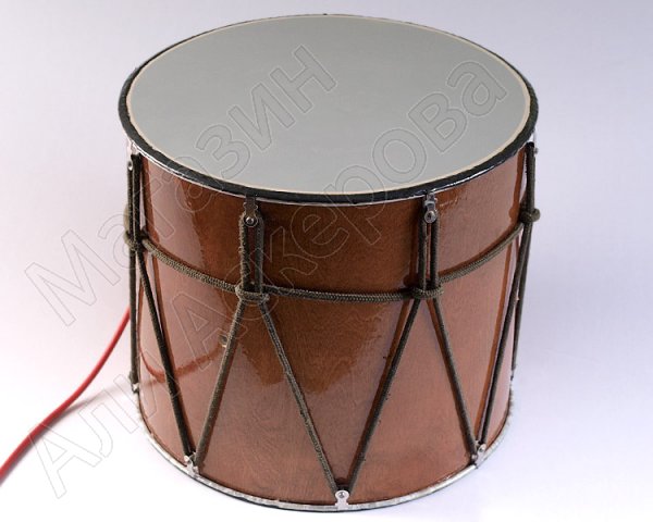 Профессиональный кавказский барабан с микрофоном ручной работы Дамира Мамедова (34 см)
