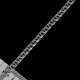 Серебряный браслет Бисмарк 19 см (ширина 0,5 см)