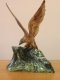 Глиняная статуэтка "Орел на скале" ручной работы