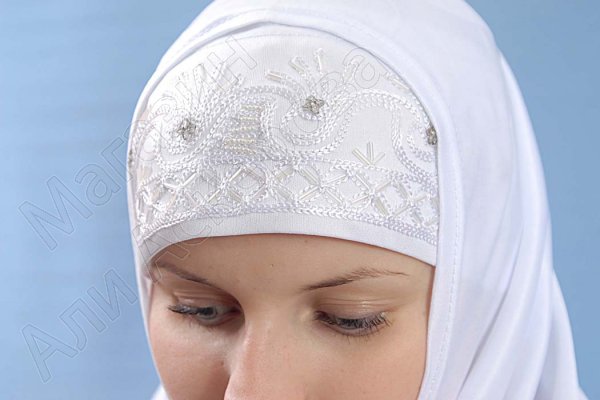 Мусульманский хиджаб-двойка "Ясмин" с вышивкой