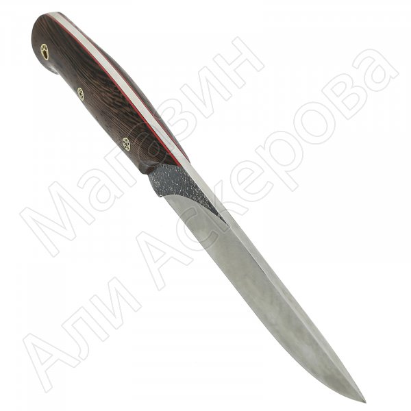 Нож Пантера (сталь Х12МФ следы ковки, рукоять венге, фибра)