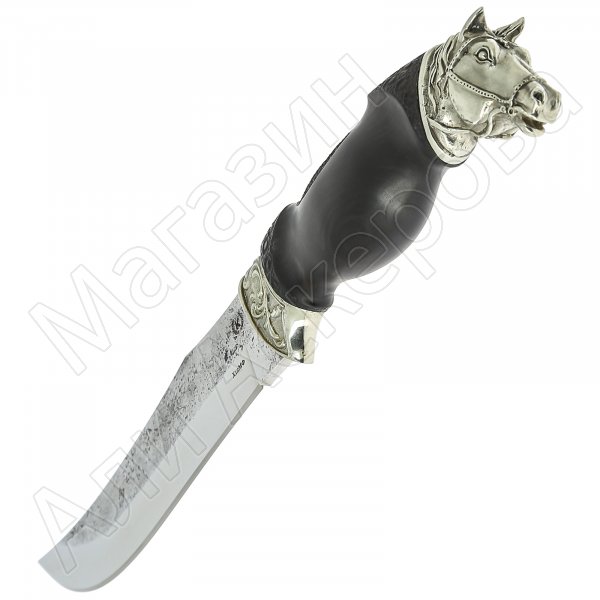Разделочный нож Мустанг (сталь Х12МФ, рукоять черный граб)