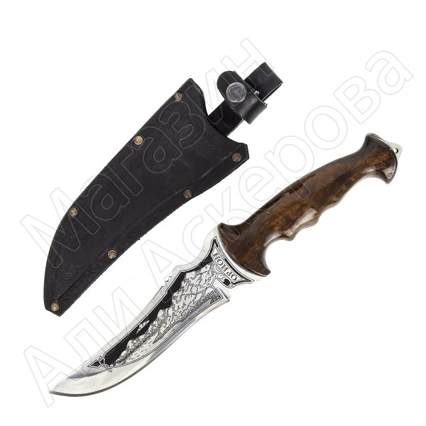 Разделочный нож большой Орион (сталь 65Х13, рукоять дерево)