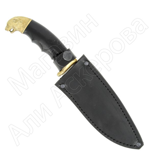 Разделочный нож Сафари-1 (сталь Х12МФ, рукоять черный граб)