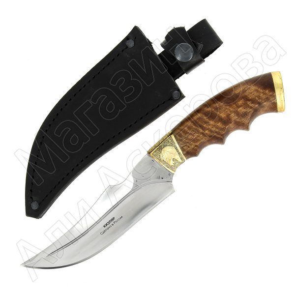 Разделочный нож Мустанг (сталь Х12МФ, рукоять дерево)