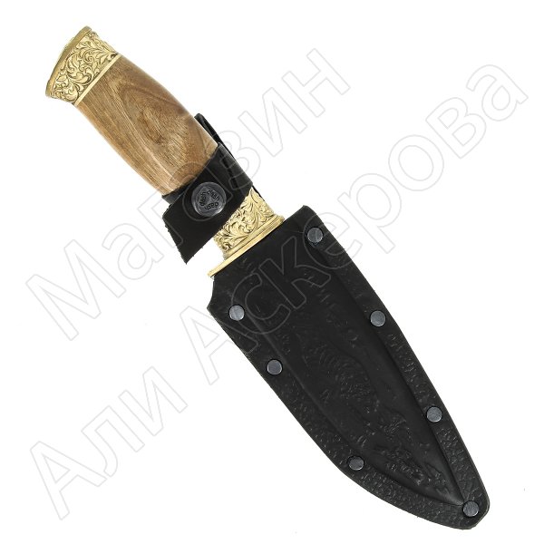 Разделочный нож Клык (сталь Х12МФ, рукоять дерево)
