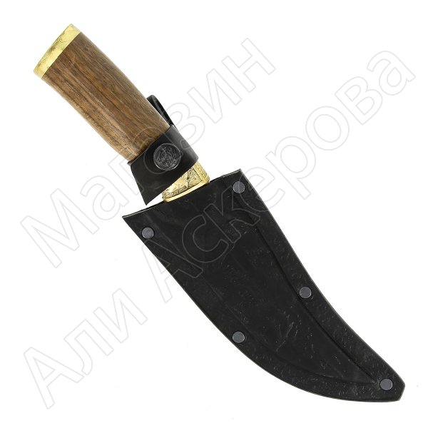 Разделочный нож Аллазал (сталь Х12МФ, рукоять дерево)