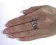 Кубачинское серебряное кольцо ручной работы "Счастье"