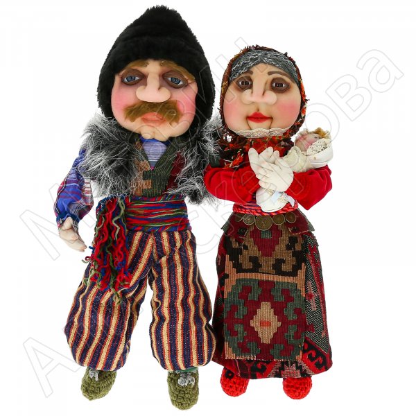 Текстильные интерьерные куклы Семья (ручная работа)