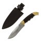 Разделочный нож Сафари-1 (сталь Х12МФ, рукоять черный граб)