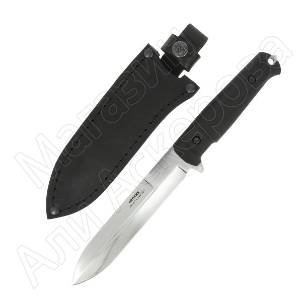 Нож Пограничник Кизляр (сталь Х50CrMoV15, рукоять эластрон)
