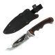 Кизлярский нож туристический "Викинг" с жженой рукоятью