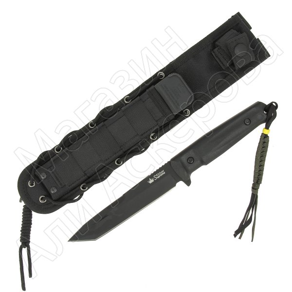 Тактический нож Aggressor (сталь AUS-8 Black Titanium, рукоять кратон)