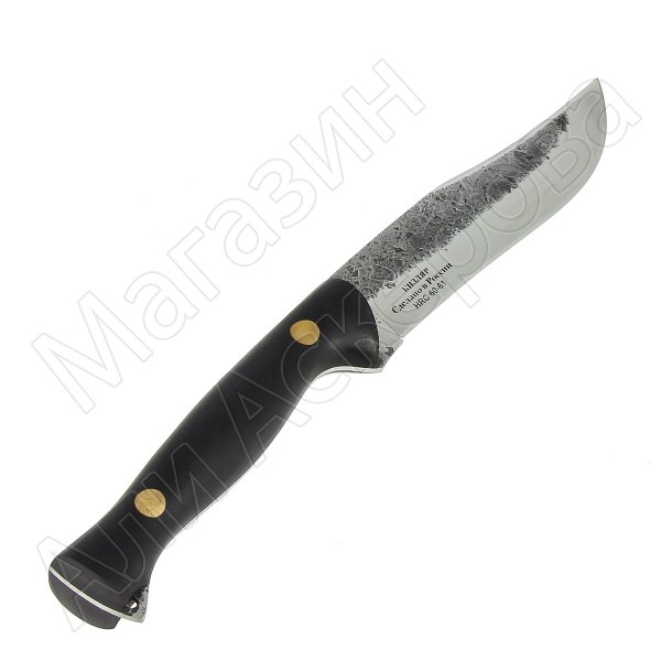 Кизлярский нож туристический Кавказ (сталь Х12МФ, рукоять черный граб)