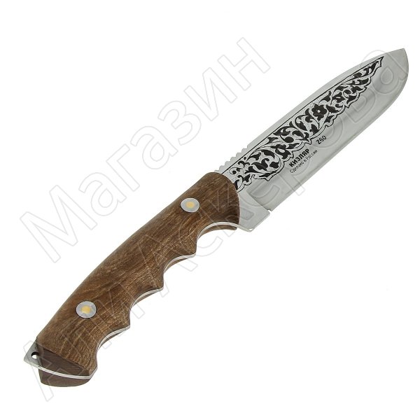 Кизлярский нож разделочный Сом (сталь Z60, рукоять орех)