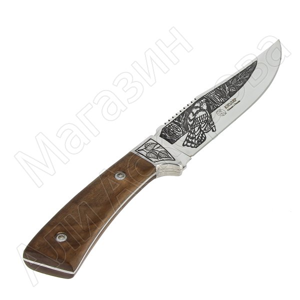Кизлярский нож туристический Ф-1 (сталь AUS-8, рукоять орех)