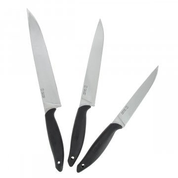 Набор кухонных ножей Тройка Кизляр (сталь AUS-8, рукоять эластрон)