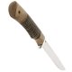 Нож Осетр (сталь 65Х13, рукоять орех, наборная кожа)