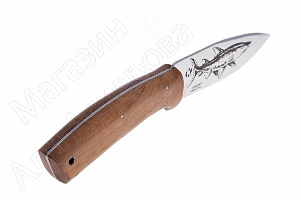 Кизлярский нож туристический Акула-2 (сталь AUS-8, рукоять орех)