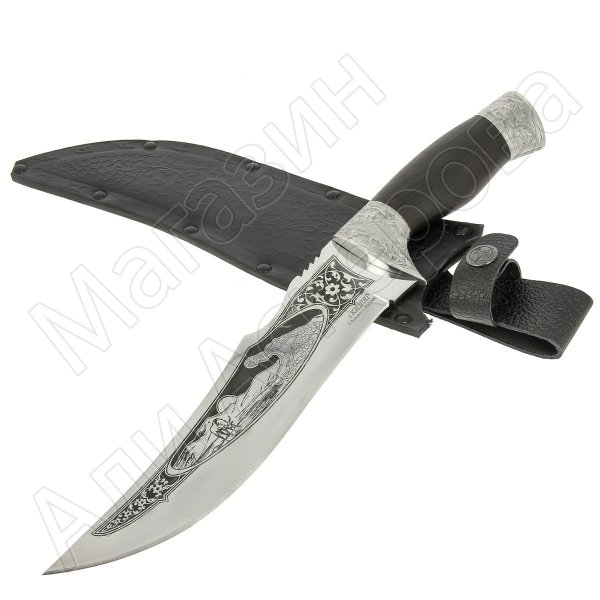 Нож Аллигатор (сталь 65Х13, рукоять граб)