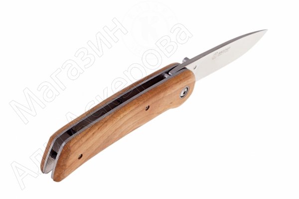Кизлярский нож складной Байкер-1 (сталь AUS-8, рукоять орех)