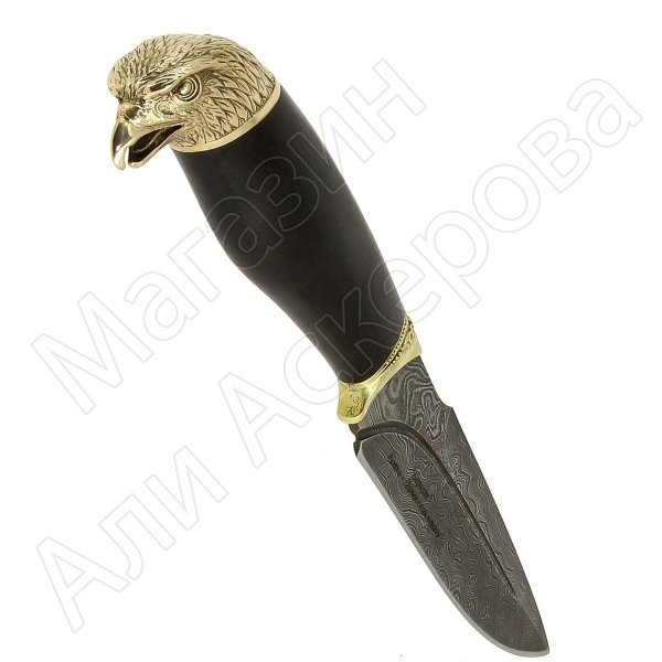 Кизлярский нож разделочный Беркут (дамасская сталь, рукоять граб)
