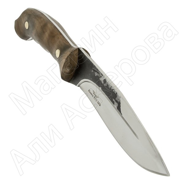 Разделочный нож Борз (сталь Х12МФ, рукоять орех)