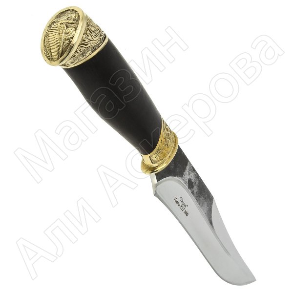 Разделочный нож Гюрза (сталь Х12МФ, рукоять граб)