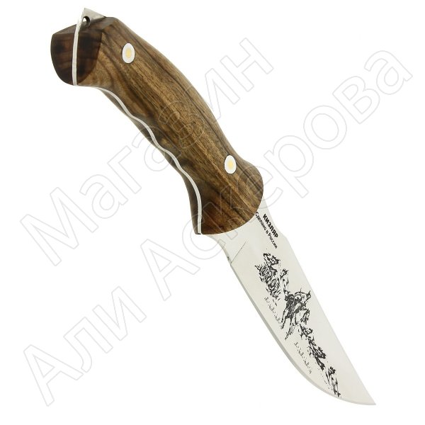 Кизлярский нож разделочный Хазар (сталь Z60, рукоять орех)