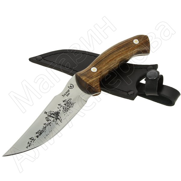 Кизлярский нож разделочный Хазар (сталь Z60, рукоять орех)