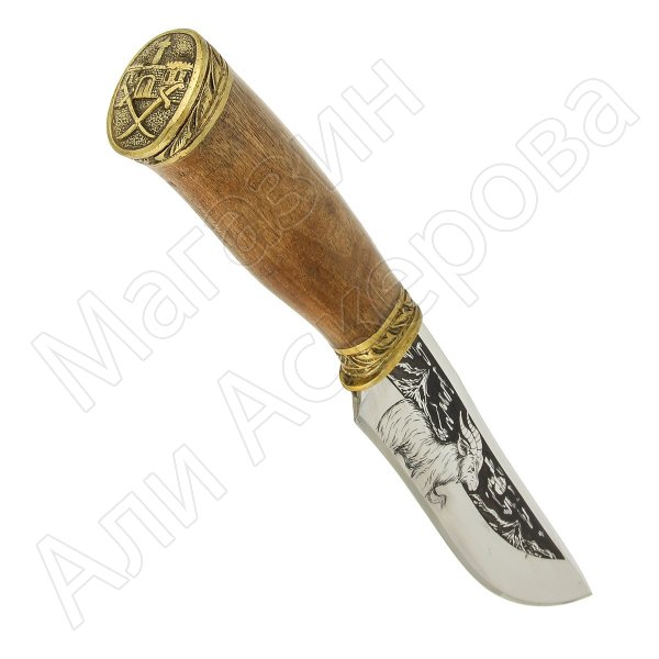 Разделочный нож Кавказ (сталь Х12МФ, рукоять дерево)