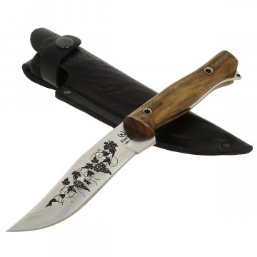 Кизлярский нож туристический Кавказ (сталь Х50CrMoV15, рукоять орех)