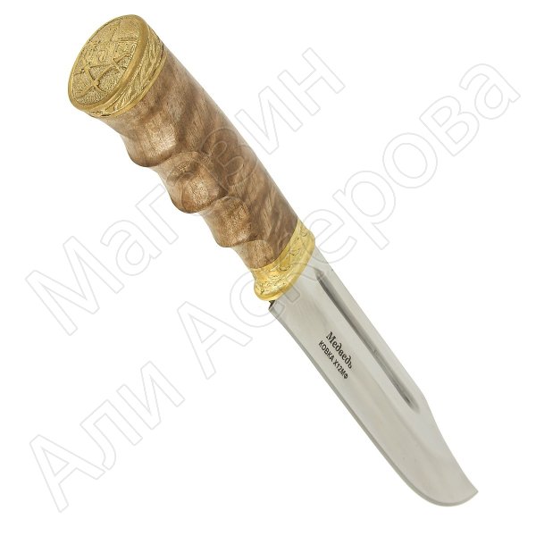 Разделочный нож Медведь (сталь Х12МФ, рукоять дерево)