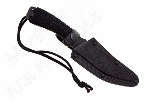 Кизлярский нож разделочный Пиранья (сталь AUS-8, рукоять шнур-намотка)
