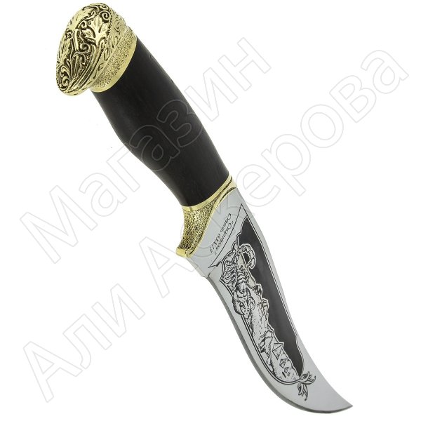 Разделочный нож Скорпион (сталь 65Х13, рукоять граб)