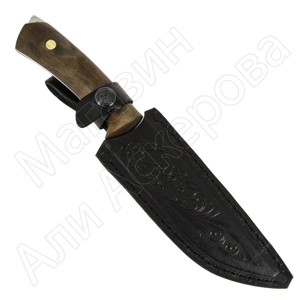 Разделочный нож Соболь (сталь 65Х13, рукоять орех)