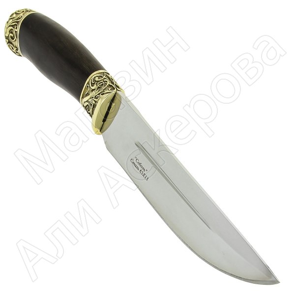 Разделочный нож Соболь (сталь 65Х13, рукоять граб)